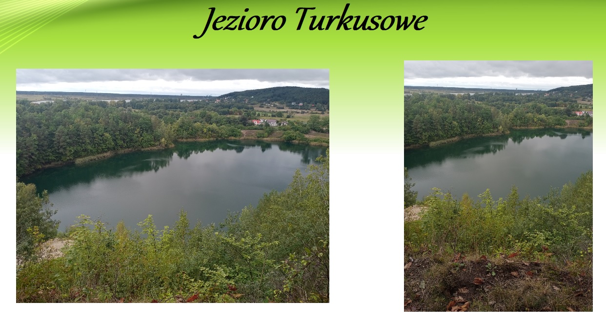 Jezioro Turkusowe na wyspie Wolin.